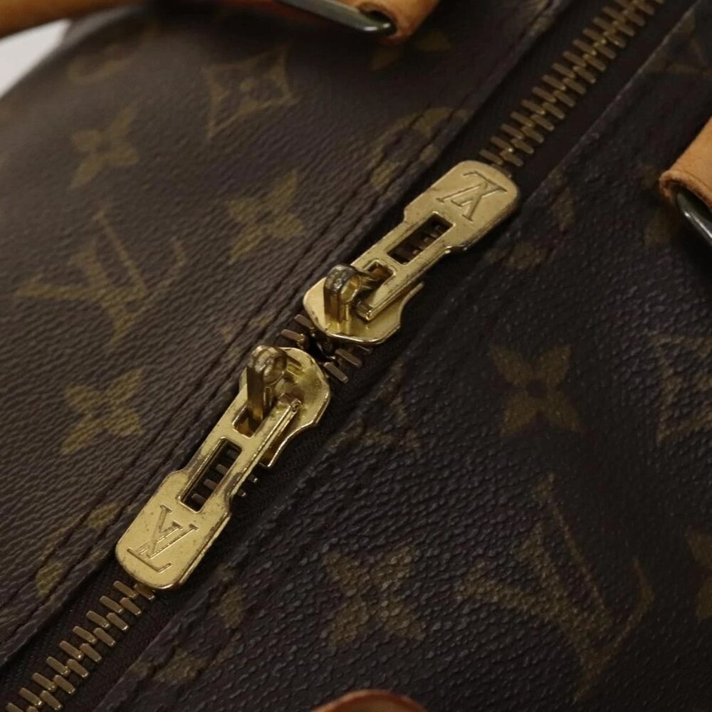 LOUIS VUITTON Monogram Keepall 55 Boston Bag M41424 LV Auth 123478 - Picture 13 of 16